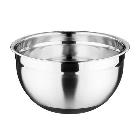 Vogue Mixing Bowl St/St with Silicone Base - 5Ltr 169fl oz GG022 - Whisk Hospitality - GG022
