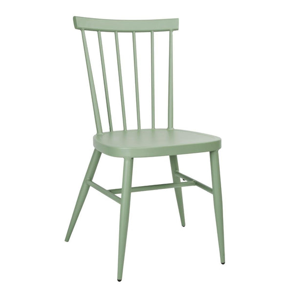 Bolero Windsor Aluminium Chairs Green (Set 4) DX687 - Whisk Hospitality - DX687