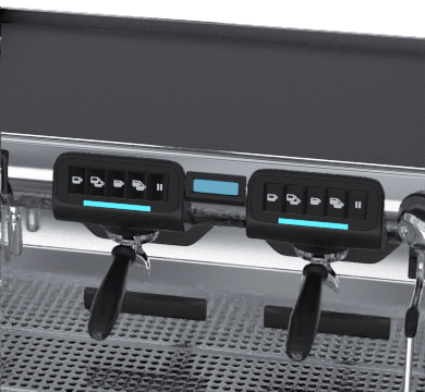 Rancilio Classe 7 Usb Tall 2Gr Espresso Machine - Whisk Hospitality - RC2G C7EVO BLK