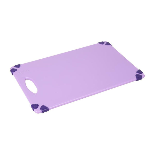 Hygiplas Commercial Grip Chopping Board Purple - 458x306x12mm HW002 - Whisk Hospitality - HW002