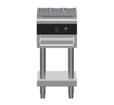 Waldorf Bold Chlb8450G Ls 450Mm Gas Chargrill Low Back Version Leg Stand - Whisk Hospitality - CHLB8450G-LS
