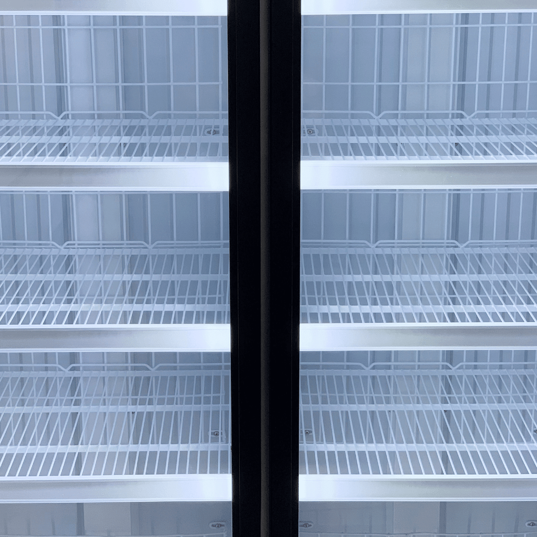 Thermaster Double Door Supermarket Fridge - LG - 1000BGBM - Whisk Hospitality - LG-1000BGBM