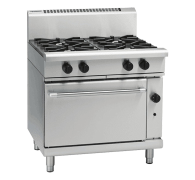 Waldorf 800 Series Rnl8910G 900Mm Gas Range Static Oven Low Back Version - Whisk Hospitality - RNL8910G