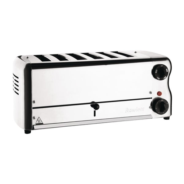Rowlett Esprit 6 Slot Toaster Chrome with Elements & Sandwich Cage CH185 - A - Whisk Hospitality - CH185-A