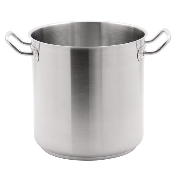 Vogue Deep Stockpot St/St - 300mm 20 1/2Ltr 693fl oz T193 - Whisk Hospitality - T193