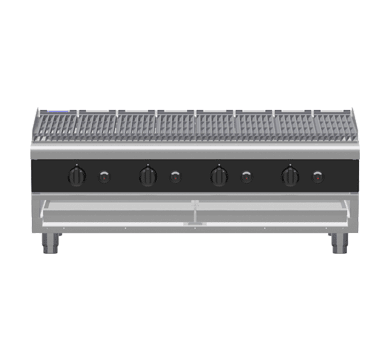 Waldorf Bold Chlb8120G B 1200Mm Gas Chargrill Low Back Version Bench Model - Whisk Hospitality - CHLB8120G-B