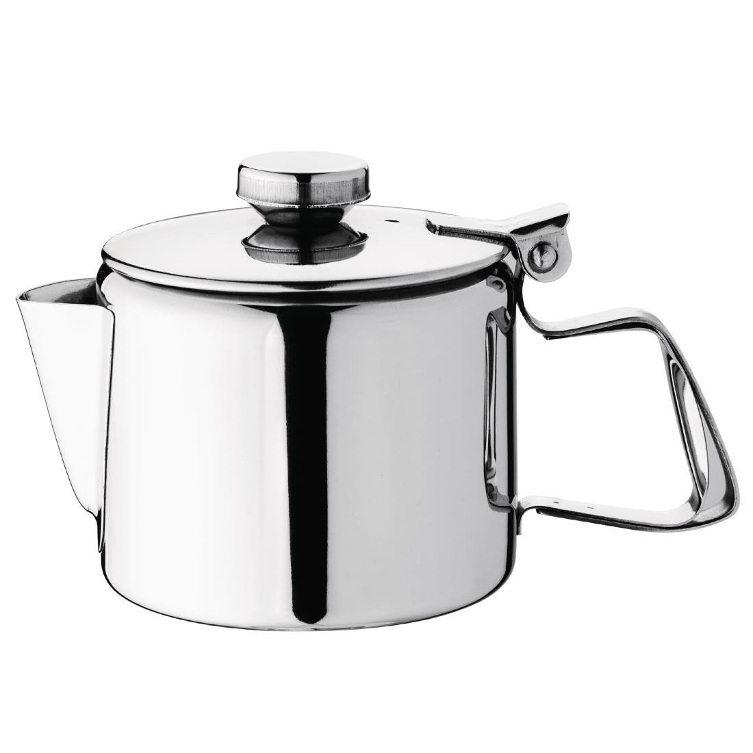 Olympia Concorde Teapot Mirror Finish St/St - 290ml 10oz P964 - Whisk Hospitality - P964