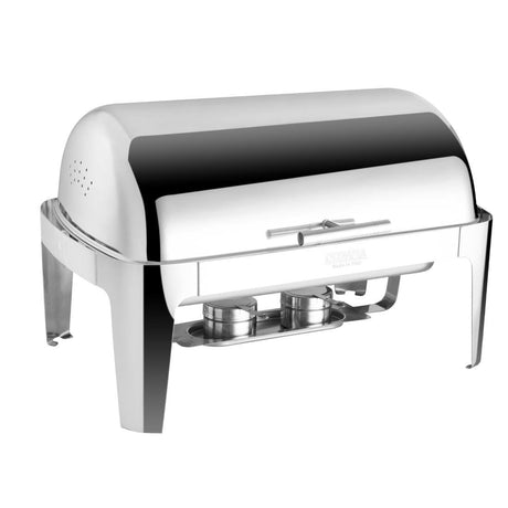 Madrid Deluxe Roll Top Chafer Set - GN 1/1 9Ltr U008 - Whisk Hospitality - U008