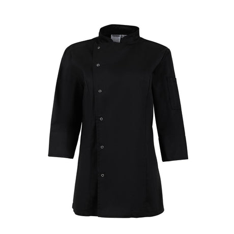 Whites Ladies Fitted Jacket Black - Size XS BA110 - XS - Whisk Hospitality - BA110-XS