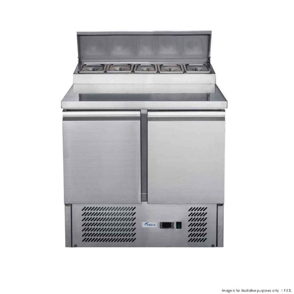 FED - X Two Door Salad Prep Fridge - XGNS900D - Whisk Hospitality - XGNS900D