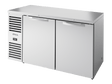 True Refrigeration Bar Refrigerator Stainless Steel Ext 2 Solid Swing Doors - TBR60 - RISZ1 - L - S - SS - 2 - Whisk Hospitality - TBR60-RISZ1-L-S-SS-2