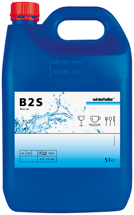 Winterhalter B2S Universal Liquid Glass & Dishwashing Rinse Aid (2x5 Litre) - Whisk Hospitality - 20006967