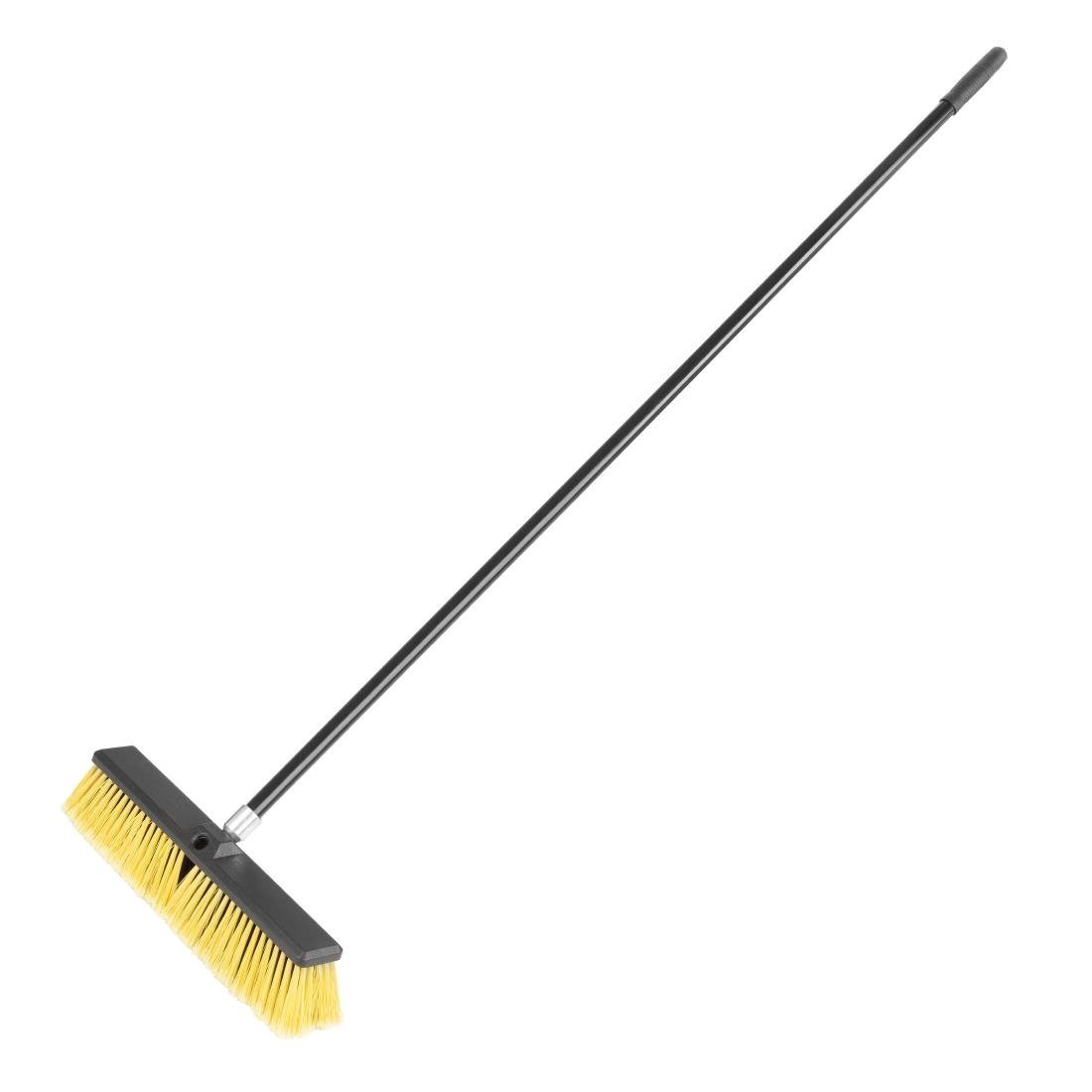 Jantex Heavy Duty Broom & Handle Set - 18" HX382 - Whisk Hospitality - HX382