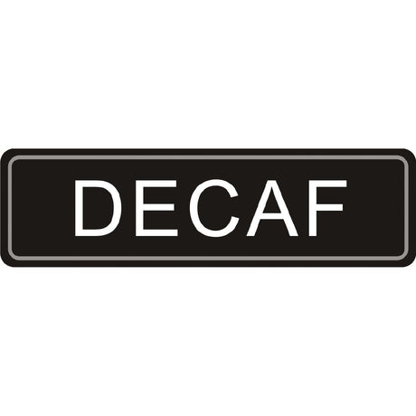 Olympia Airpot Decaf Label K701 - Whisk Hospitality - K701