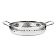 Olympia Table Presentation Handled Dish Stainless Steel Hammered - 125mm HY110 - Whisk Hospitality - HY110
