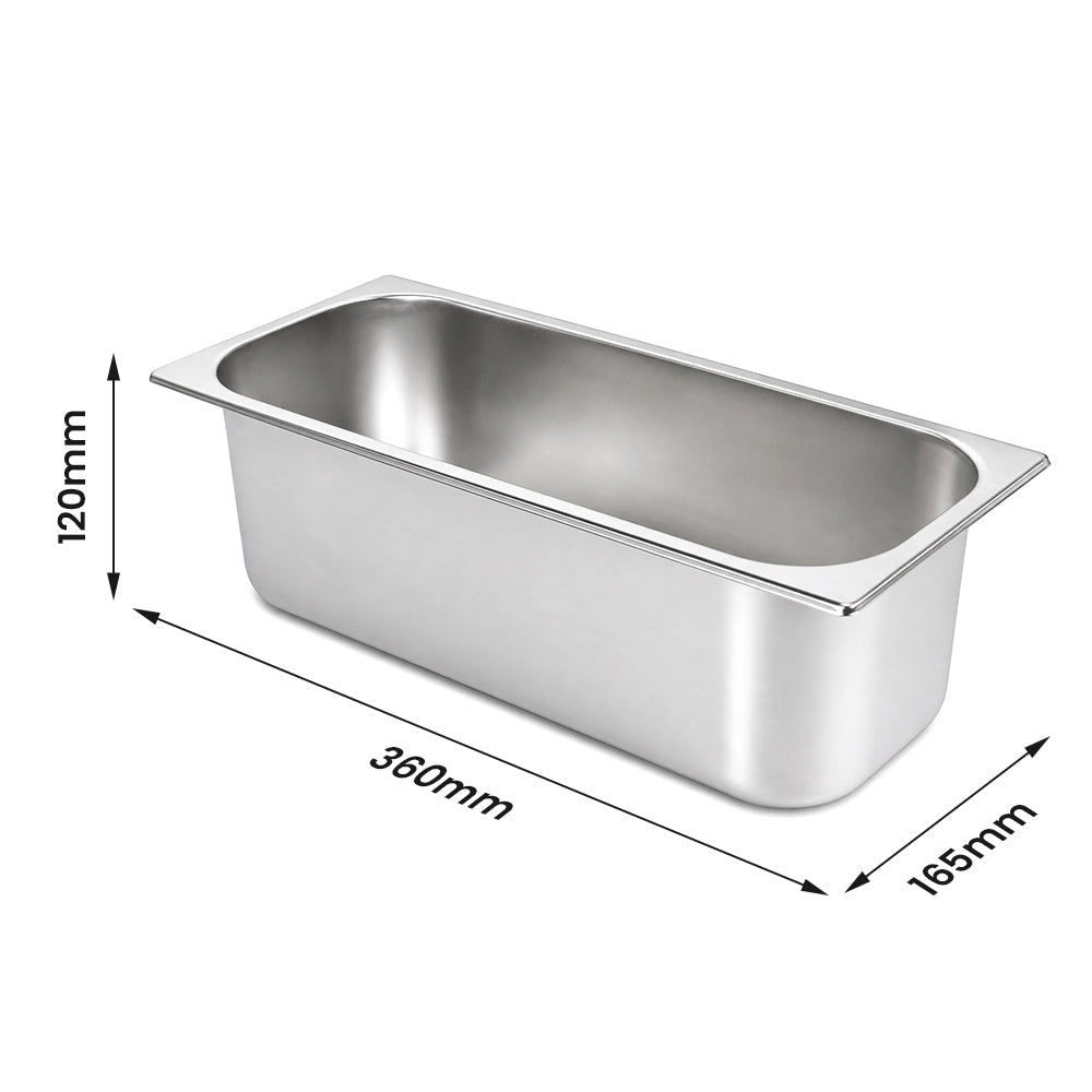 GELATO-5L Stainless Steel Pan - Whisk Hospitality - GELATO-5L