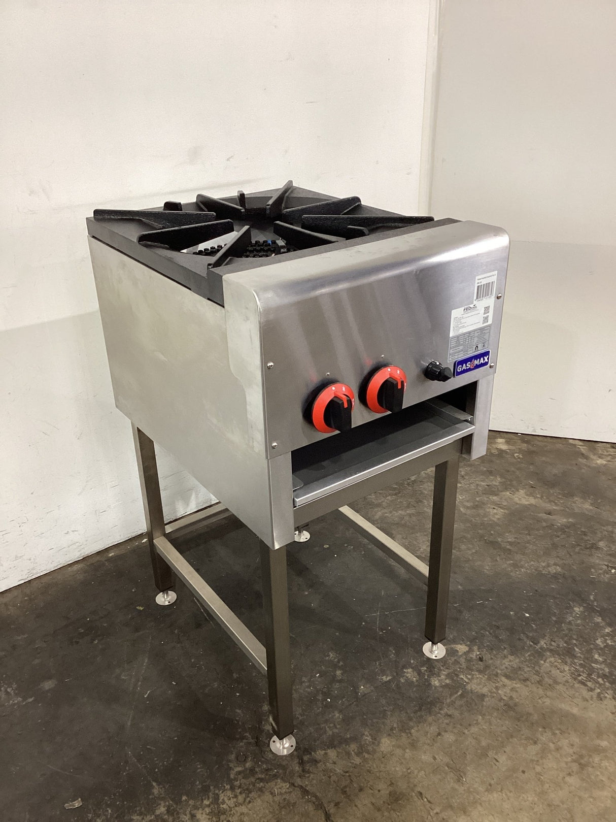 FED Gasmax RB - 1E Dual Ring Single Burner Single Hob - Whisk Hospitality - 881078