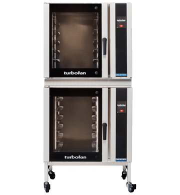 Turbofan E35T6 302C Full Size Electric Convection Oven Touch Screen Control Castor Base 0 - Whisk Hospitality - E35T6-30/2C