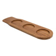 Olympia Serving Stick Acacia Three Recess to fit 95mm Ramekins GF208 - Whisk Hospitality - GF208