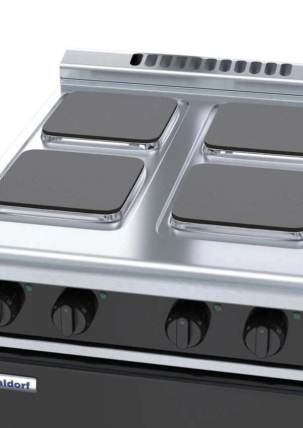 Waldorf Bold Rnlb8400Se Cd 600Mm Electric Cooktop Sealed Hobs Low Back Version Cabinet Base - Whisk Hospitality - RNLB8400SE-CD