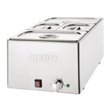 Apuro Bain Marie with Pans FT691 - A - Whisk Hospitality - FT691-A