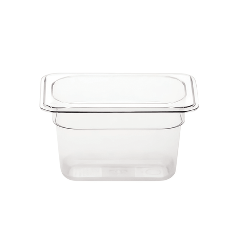 Gastronorme Pan - PolyCarbonate - 1/9 - Clear / 100mm - Whisk Hospitality - 398749