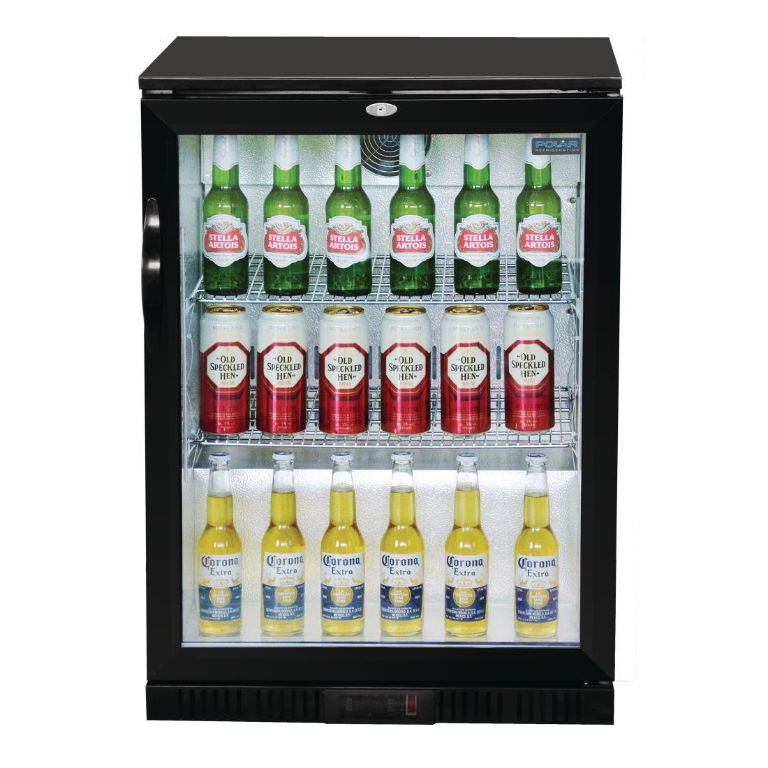 Polar G - Series Back Bar Cooler with Hinged Door - 128Ltr GL011 - A - Whisk Hospitality - GL011-A