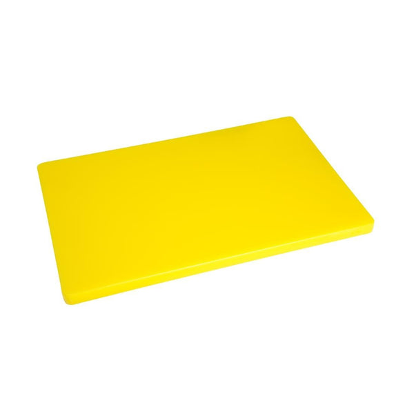 Hygiplas Extra Thick Low Density Chopping Board Yellow - 450x300x20mm DM002 - Whisk Hospitality - DM002
