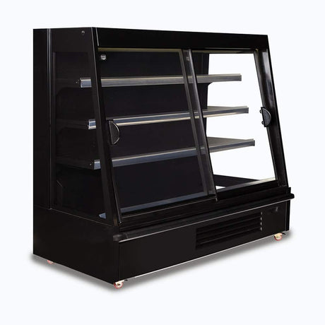 Bromic Semi Vertical Display Fridge - 1875mm - 2 Doors - Sliding - Whisk Hospitality - SVM1875SD-NR