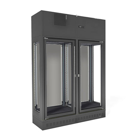 Fagor Single Zone 2 Doors Black Central Wine Cellar FWC - 2602 - 1CB - Whisk Hospitality - FWC-2602-1CB