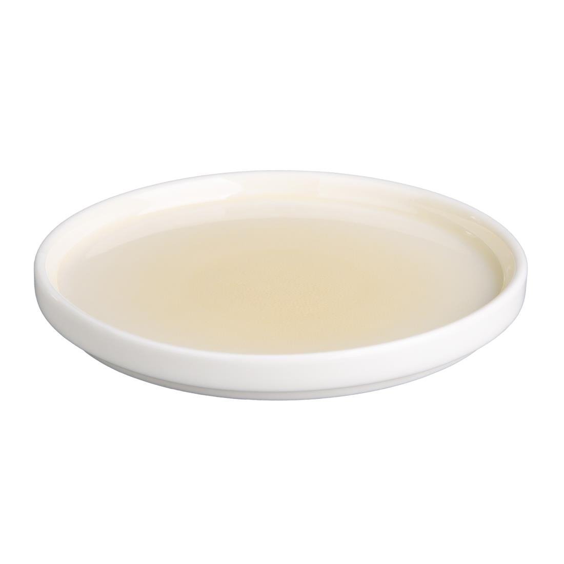 Olympia Fondant Plate Lemon - 152mm 6" (Box 6) CU411 - Whisk Hospitality - CU411
