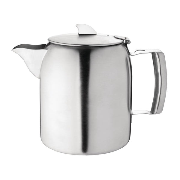 Airline Teapot Brushed Finish St/St - 1.6Ltr 56 fl oz St/St DP125 - Whisk Hospitality - DP125