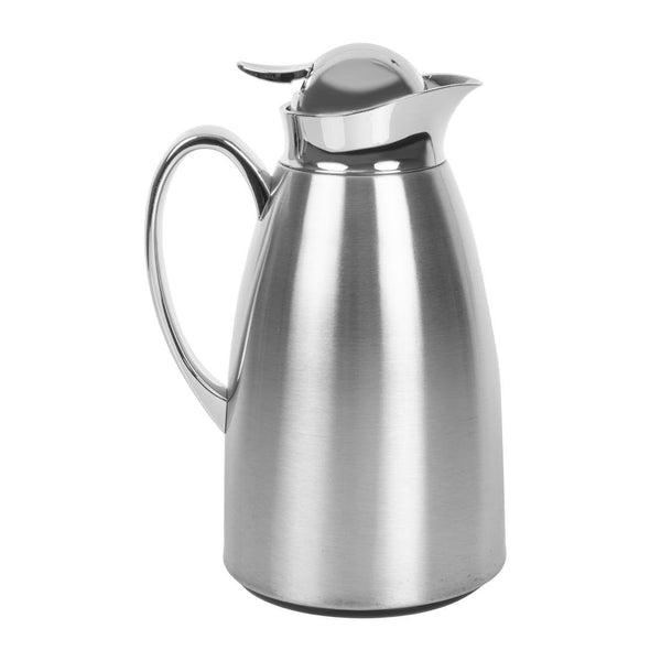 Olympia Chromed Vacuum Jug 1 litre CN819 - Whisk Hospitality - CN819
