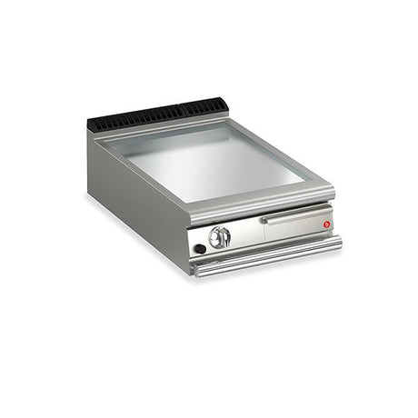 BARON 2 Burner Gas Fry Top With Smooth Chrome Plate And Thermostatic Control - Whisk Hospitality - Q90SFTT/G805