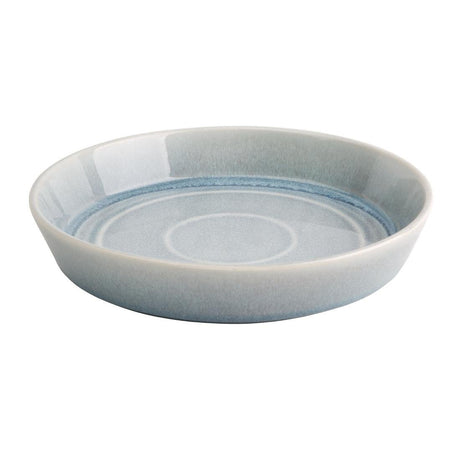 Olympia Cavolo Ice Blue Flat Round Bowl - 220mm (Box 4) FB566 - Whisk Hospitality - FB566