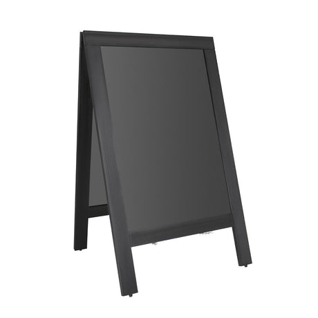 Olympia Pavement Board Black Wooden Frame - 700x1200mm CU993 - Whisk Hospitality - CU993