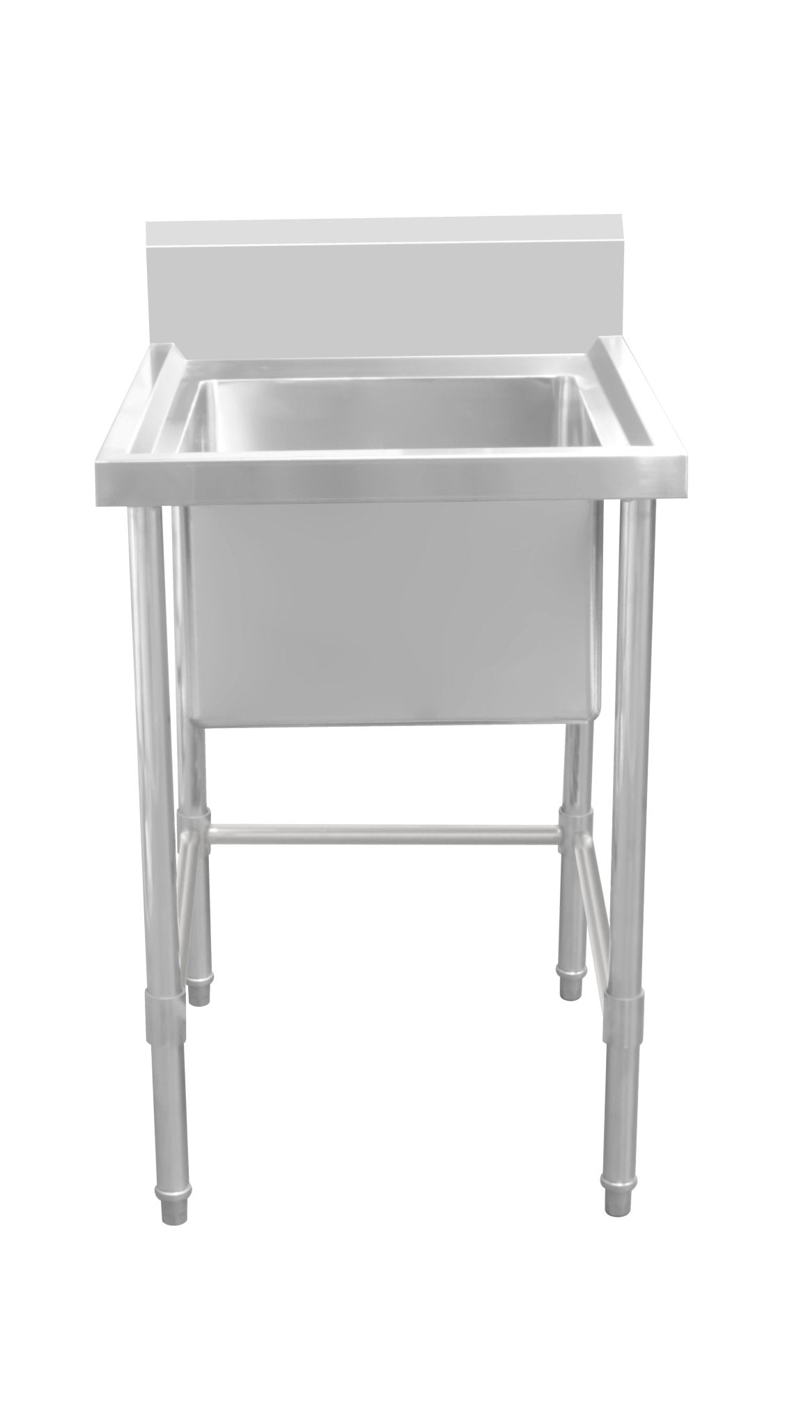 Work Bench - Single Sink with Leg Brace - 450 Width - ASS-04560C - Whisk Hospitality - 622121