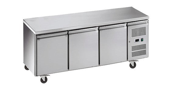 Exquisite Snack Size Under Bench Chiller Solid Doors - SSC400H - Whisk Hospitality - SSC400H