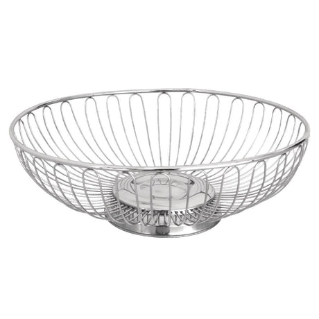 Bread/Fruit Bowl St/St - 90hx255dia mm CD252 - Whisk Hospitality - CD252