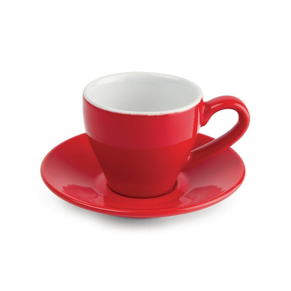 Olympia Cafe Espresso Cup Red - 100ml (Box 12) GK070 - Whisk Hospitality - GK070