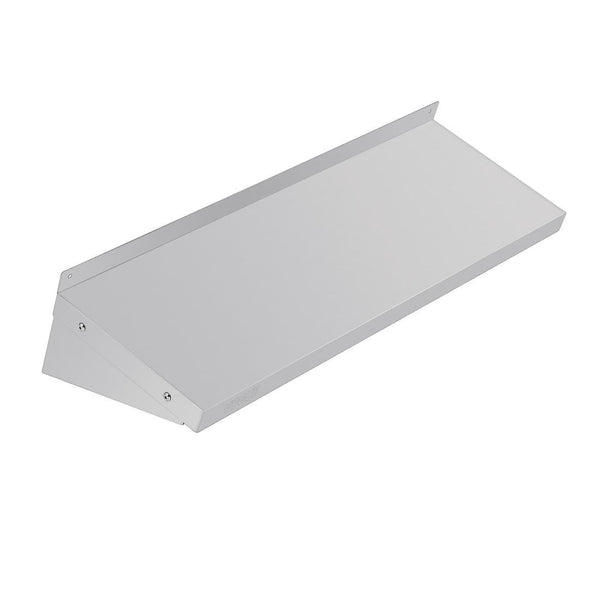 Vogue Wall Shelf with Brackets St/St - 900x300mm Y750 - Whisk Hospitality - Y750