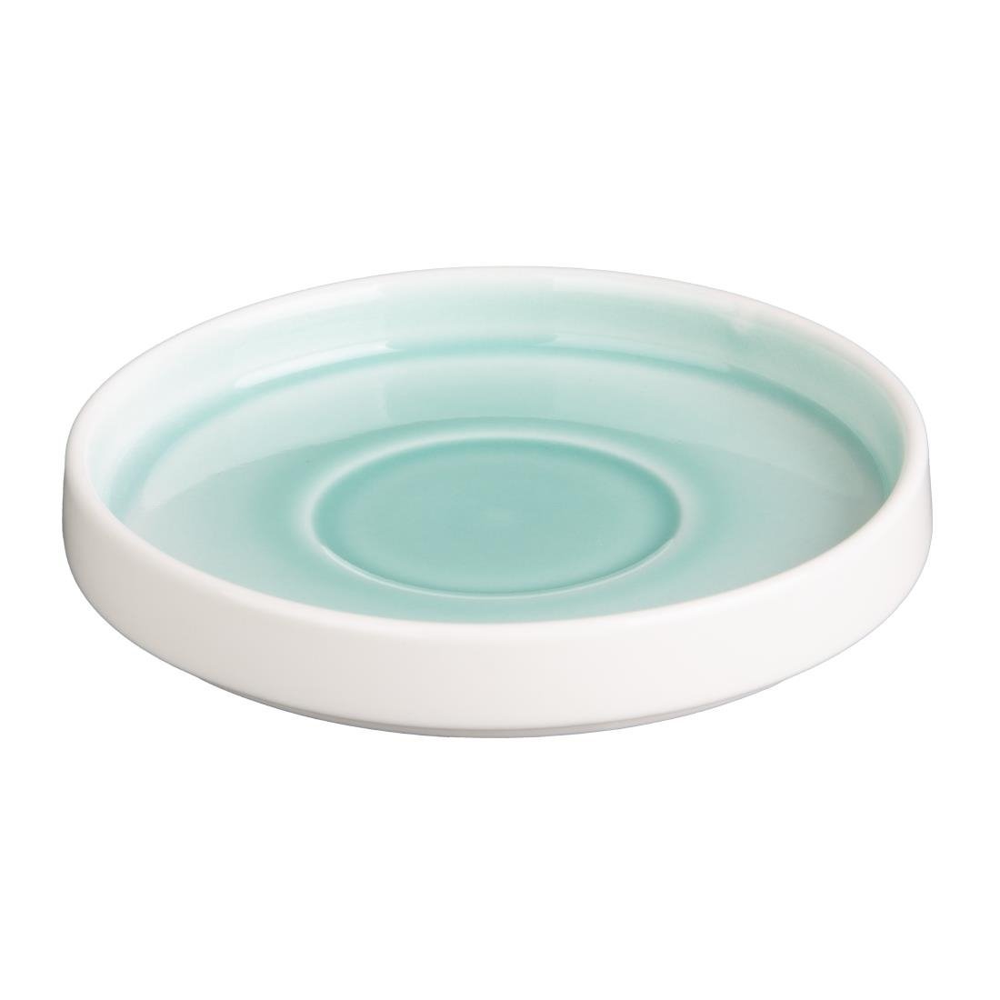 Olympia Fondant Saucer Mint - 135mm 5 1/3" for CU442 (Box 6) CU443 - Whisk Hospitality - CU443