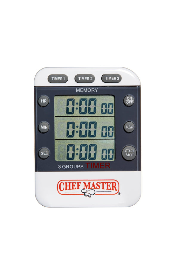 Chef Master 3 STAGE MEMORY TIMER 90271 - Whisk Hospitality - 90271