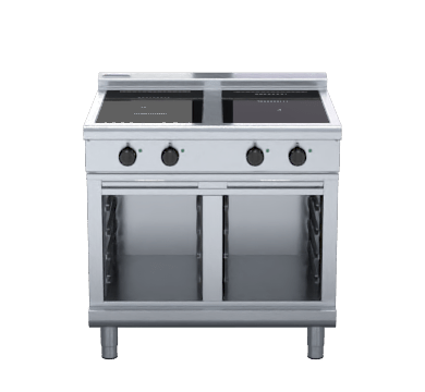 Waldorf 800 Series Inl8400R5F Cb 900Mm Electric Induction Cooktop Low Back Version Cabinet - Whisk Hospitality - INL8400R5F-CB