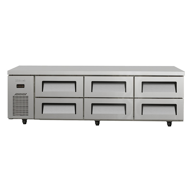 Turbo Air 6 Drawer Chef Base Fridge 1800mm TCB18-6-N - Whisk Hospitality - TCB18-6-N