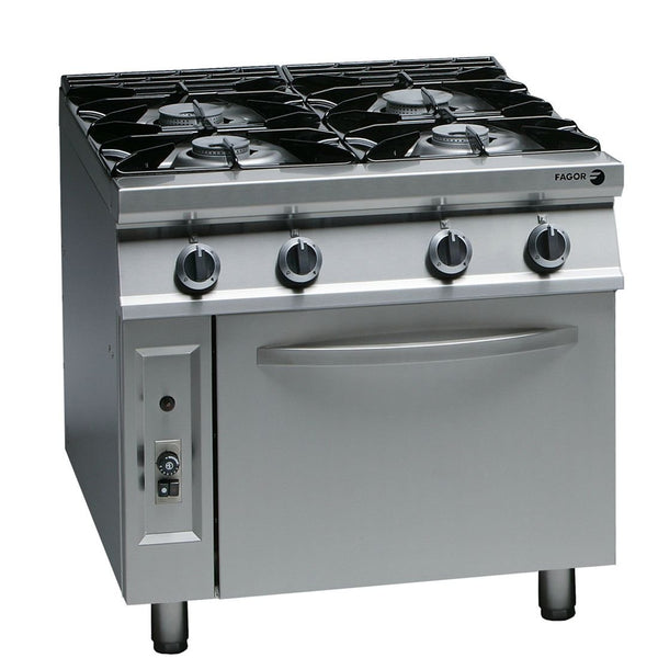 Fagor 900 series natural gas 4 burner CG9 - 41H - Whisk Hospitality - CG9-41H