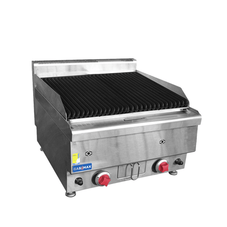 GASMAX Benchtop 2 LPG Burner Chargrill - JUS - TRH60ELPG - Whisk Hospitality - JUS-TRH60ELPG
