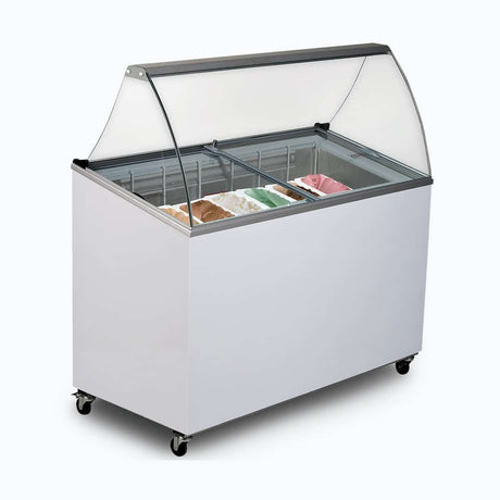 Bromic Gelato / Ice Cream Display Freezer - 7 Basket - Whisk Hospitality - GD0007S-NR