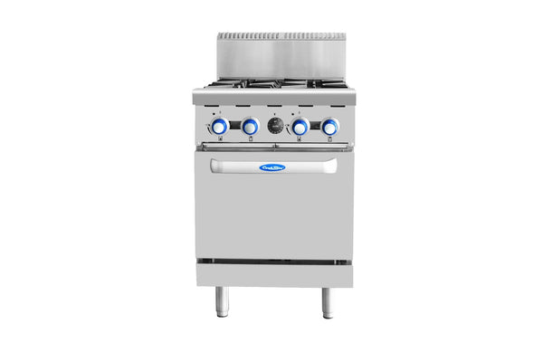 Cookrite 4 BURNERS WITH OVEN NG AT80G4B - O - NG - Whisk Hospitality - AT80G4B-O-NG