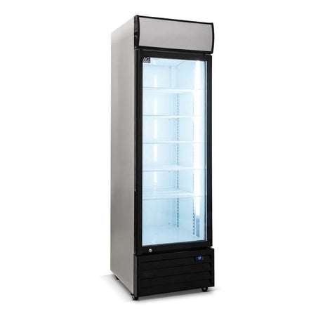 AG 420 Litre Single Door Upright Display Fridge - Glass Door CU420TNG - Whisk Hospitality - CU420TNG